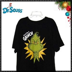 Ugly CHRISTMAS T Shirt M DON'T BE A GRINCH Graphic